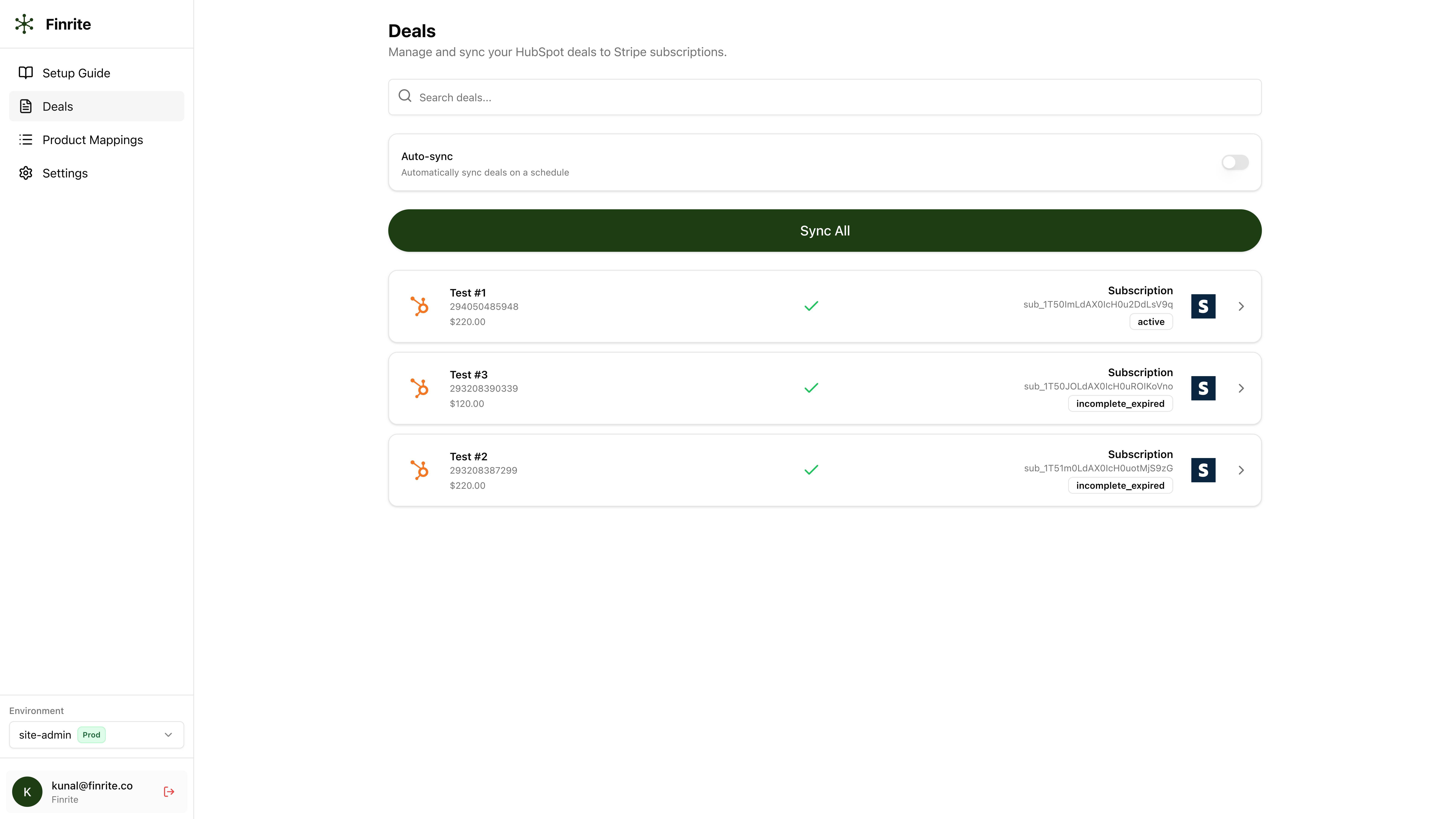 Connector configuration screenshot